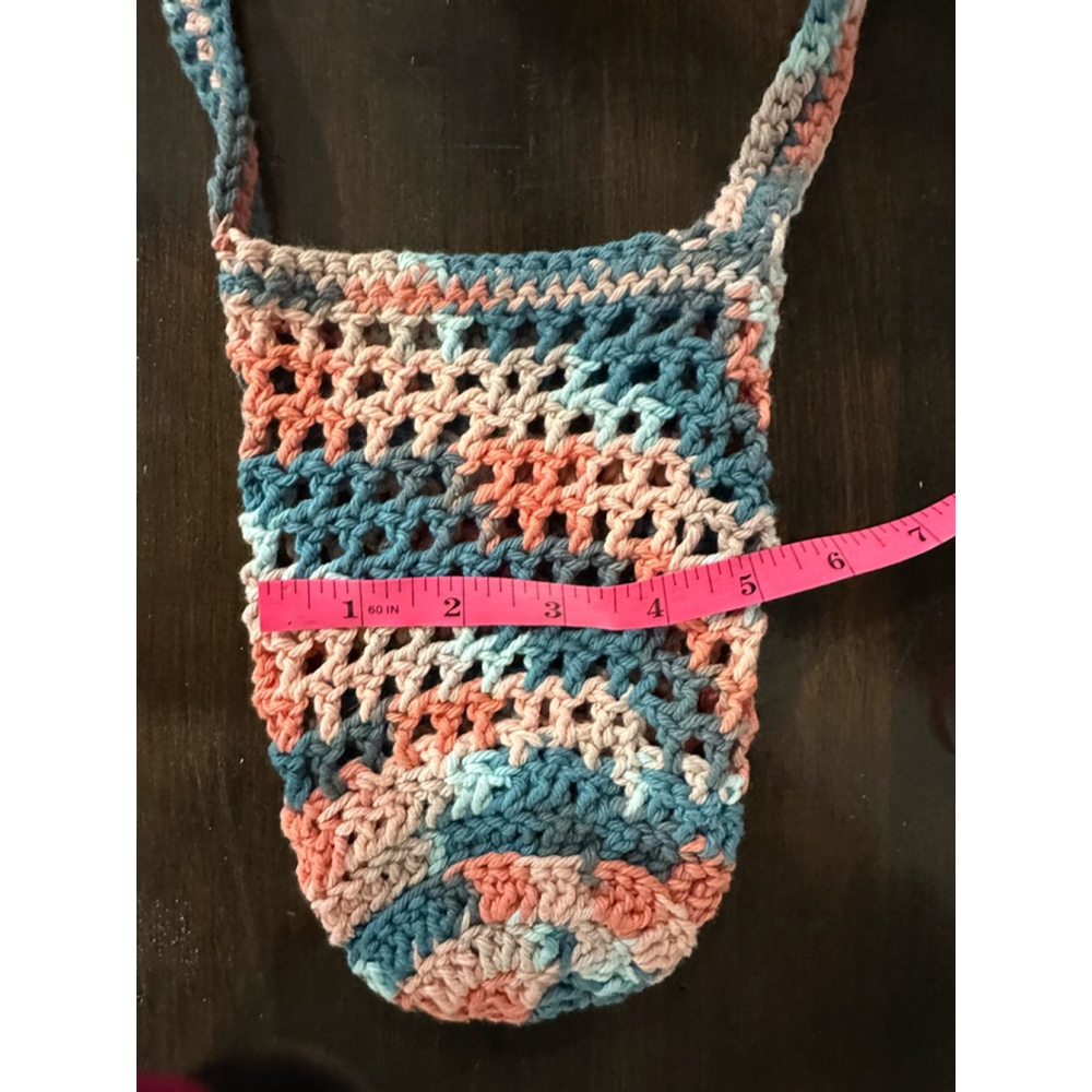Unisex Unbranded Water Bottle Holder One Size Blue Peach - Picture 3 of 4